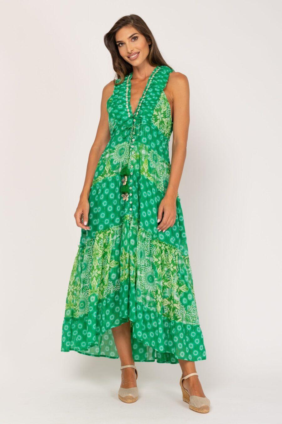peace&love by calao VESTIDO LARGO ESTAMPADO Rebajas de fin de temporada