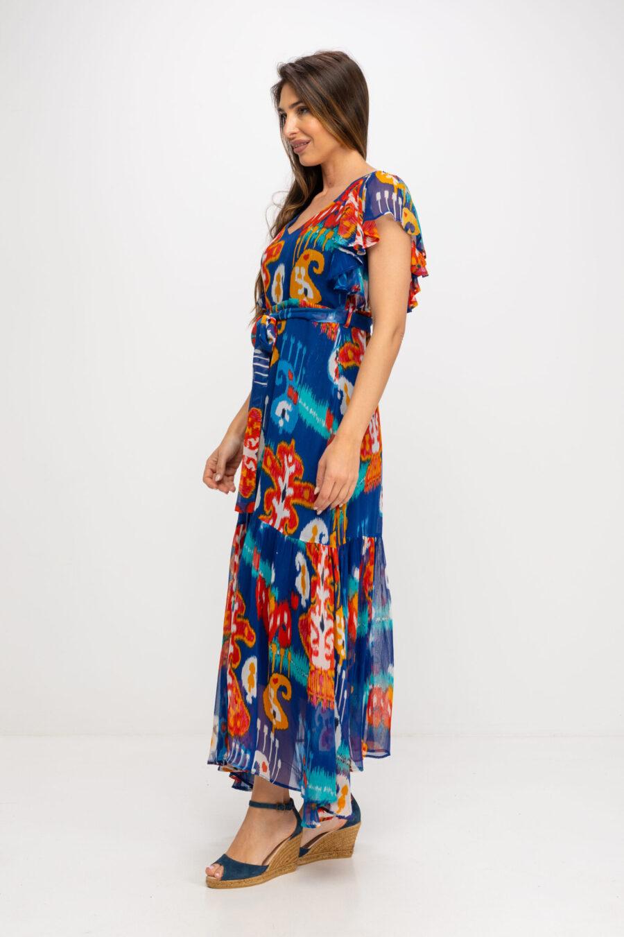 peace&love by calao VESTIDO MIDI ESTAMPADO ESPECIAL FLUIDO 2025