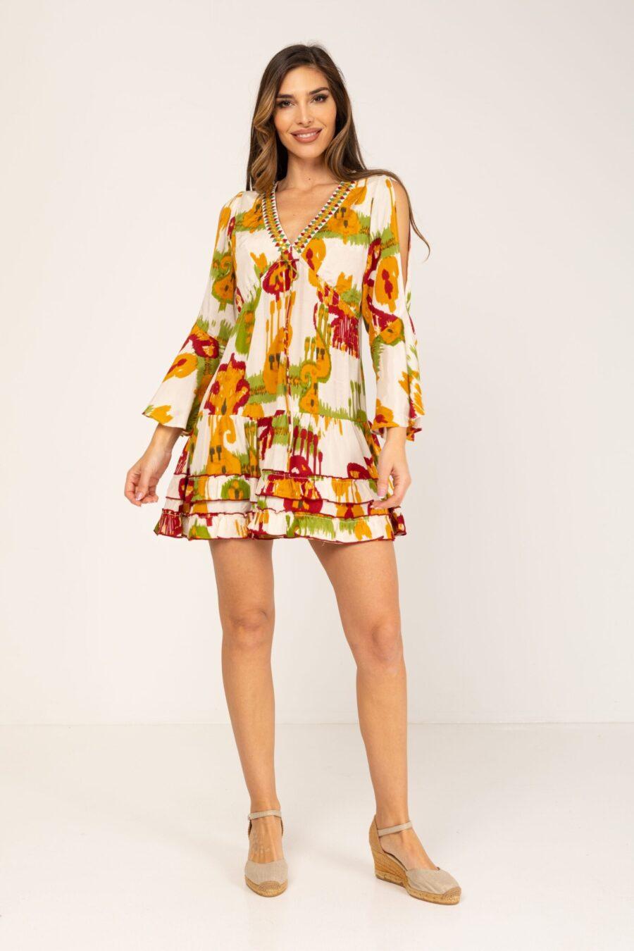 peace&love by calao VESTIDO CORTO CON ESTAMPADO En línea