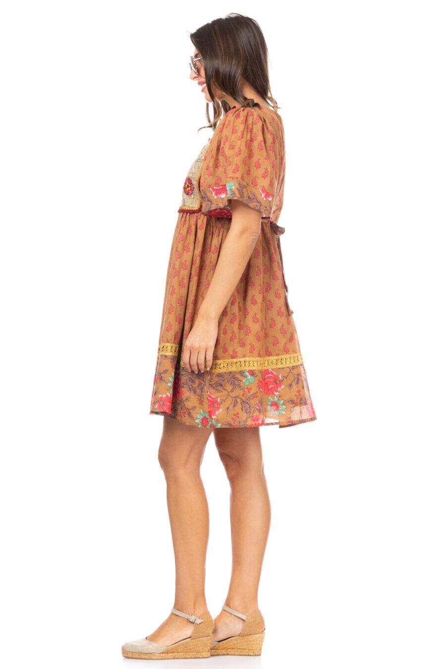 peace&love by calao VESTIDO ESTAMPADO CON BORDADO Outlet