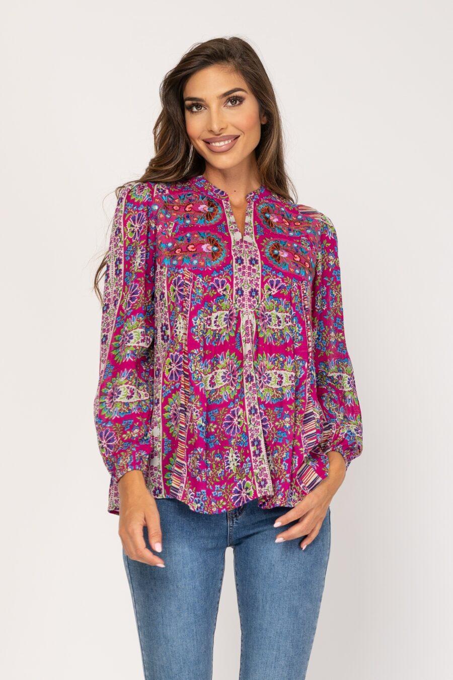 peace&love by calao BLUSA ESTAMPADA PR3023B Promoción trimestral