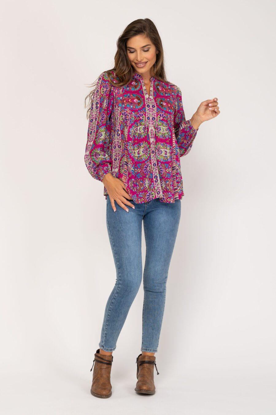 peace&love by calao BLUSA ESTAMPADA PR3023B Promoción trimestral