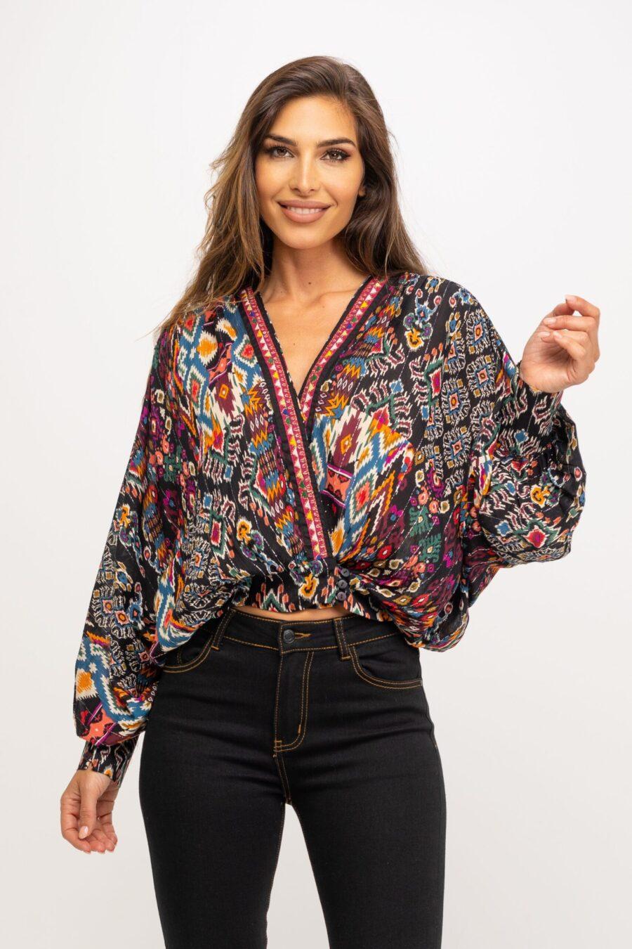 peace&love by calao BLUSA ESTAMPADA PR3078B En oferta