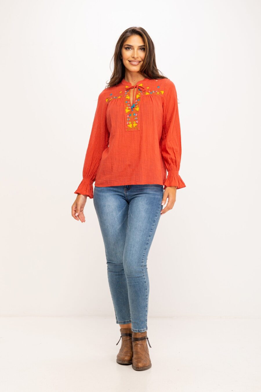 peace&love by calao BLUSA ALGODÓN RUSTICO IC1041B Oferta exclusiva