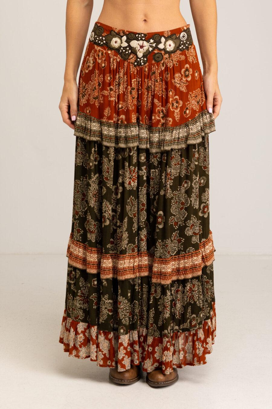 peace&love by calao FALDA CON CORTES PR3111F Ofertas especiales