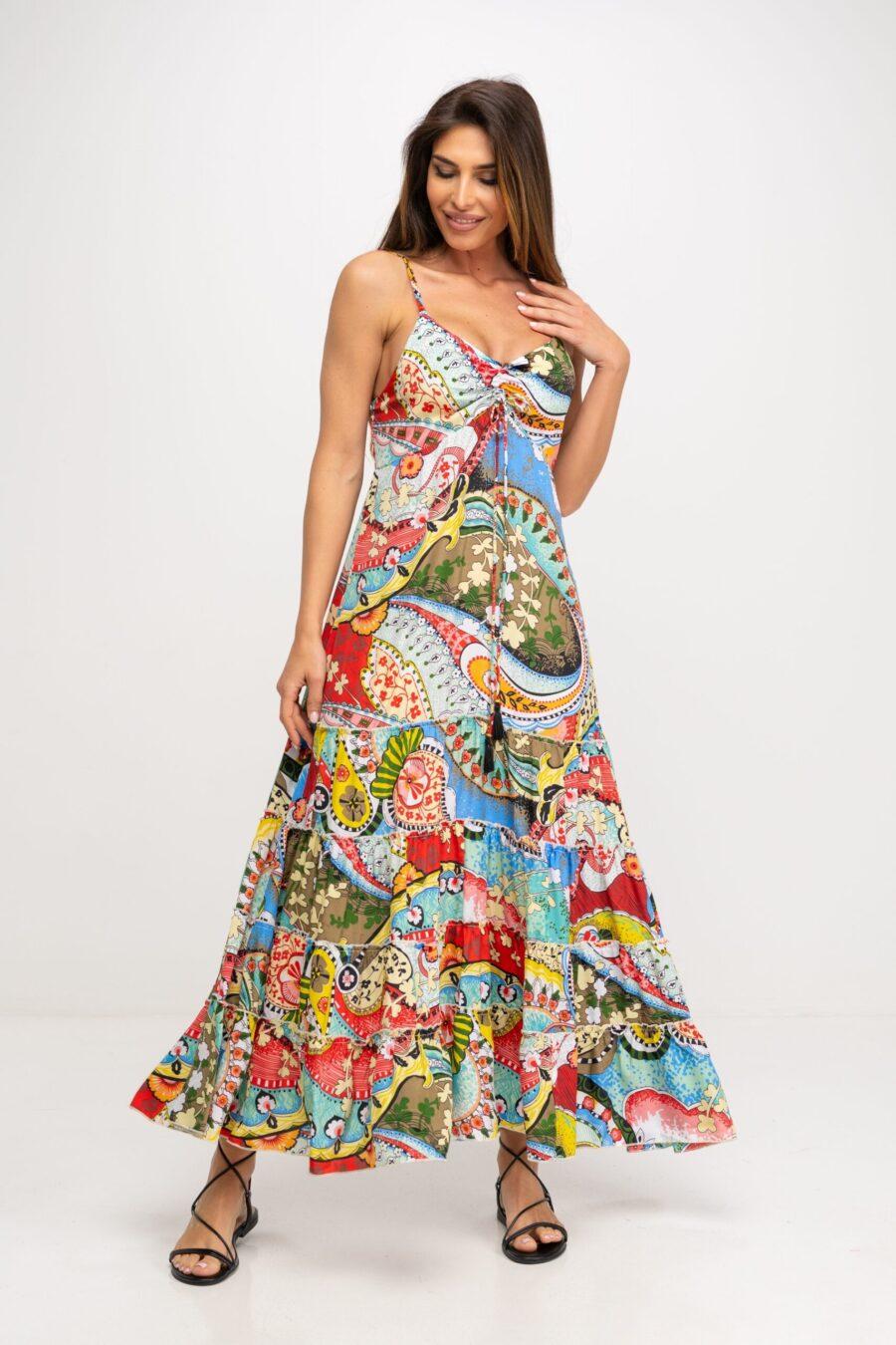 peace&love by calao VESTIDO LARGO ESTAMPADO