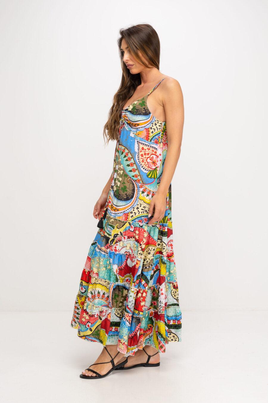 peace&love by calao VESTIDO LARGO ESTAMPADO Devoluciones gratuitas