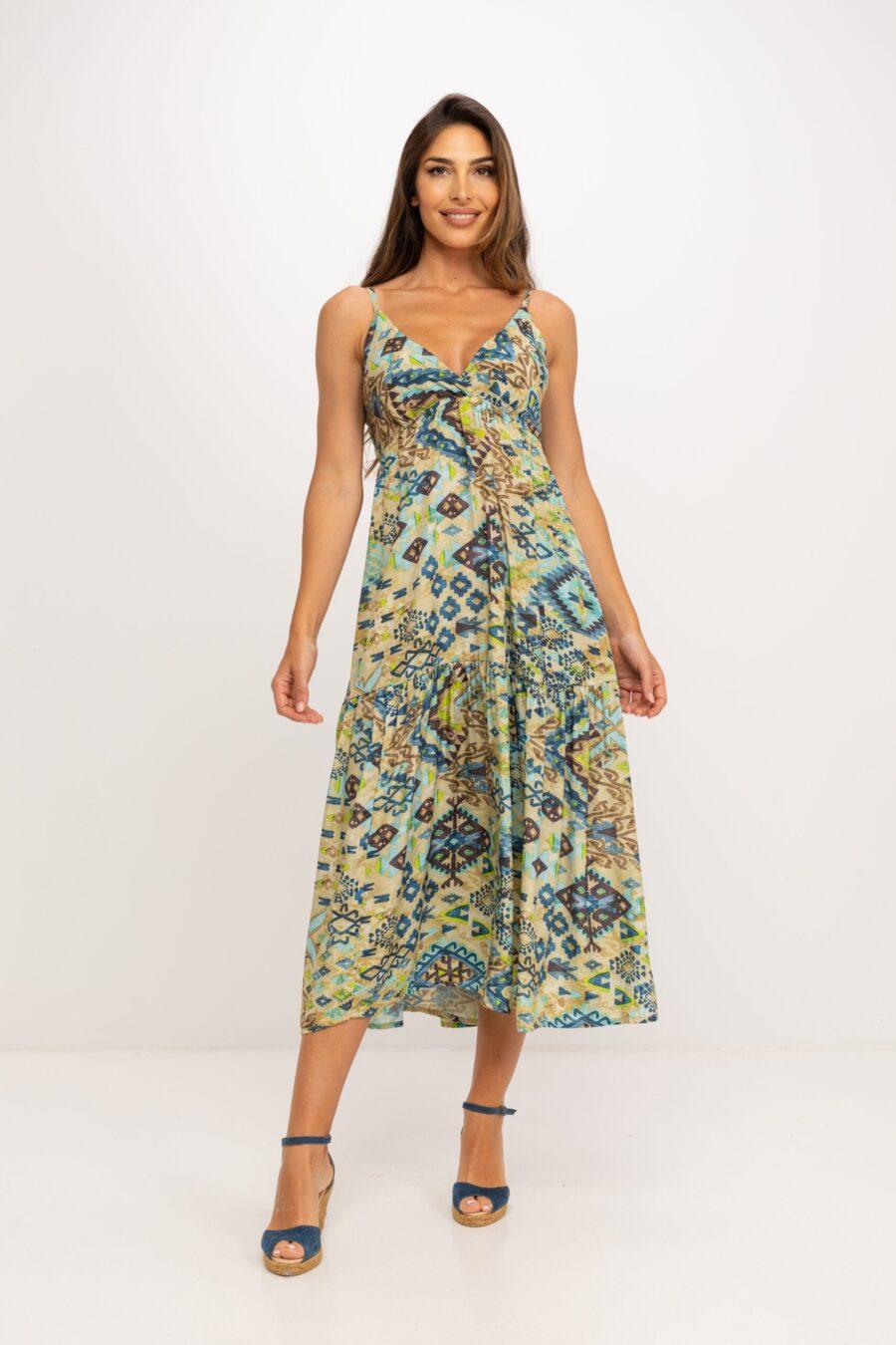 peace&love by calao VESTIDO LARGO ESTAMPADO 2025
