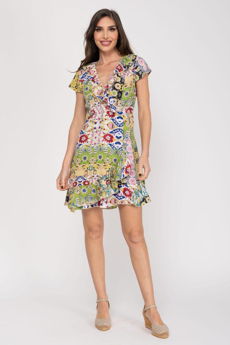 peace&love by calao VESTIDO CORTO ESTAMPADO Rebajas de fábrica