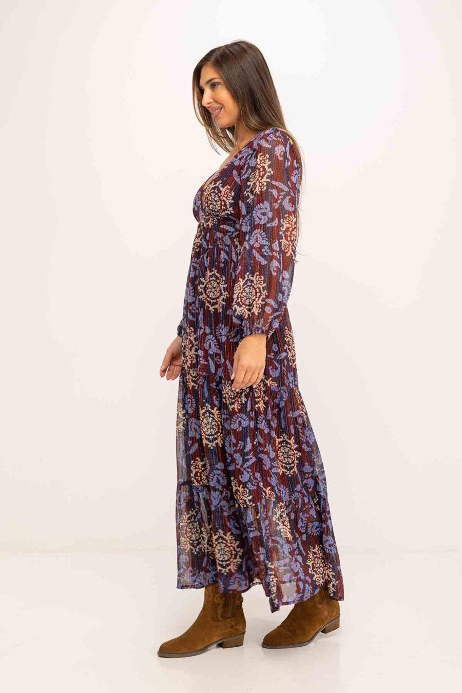 peace&love by calao VESTIDO ESTAMPADO PR1157V Mejor oferta