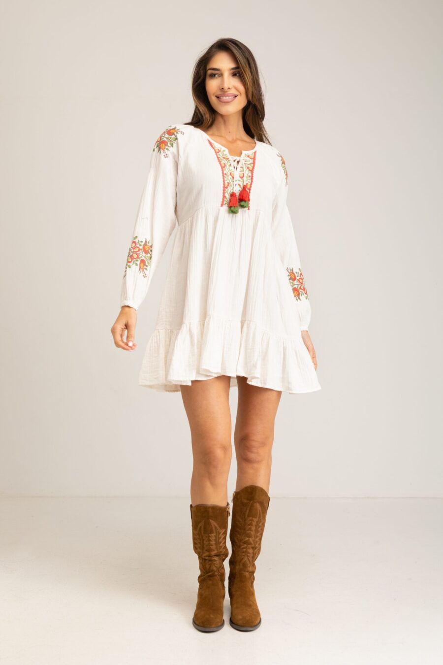 peace&love by calao VESTIDO LISO PR3089V Envío gratis