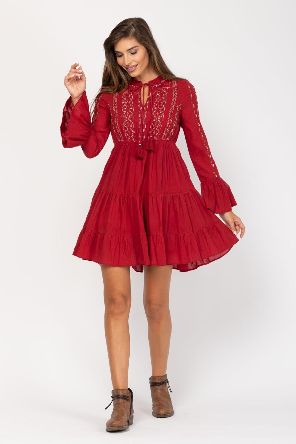 peace&love by calao VESTIDO LISO PR8227V Envío gratis
