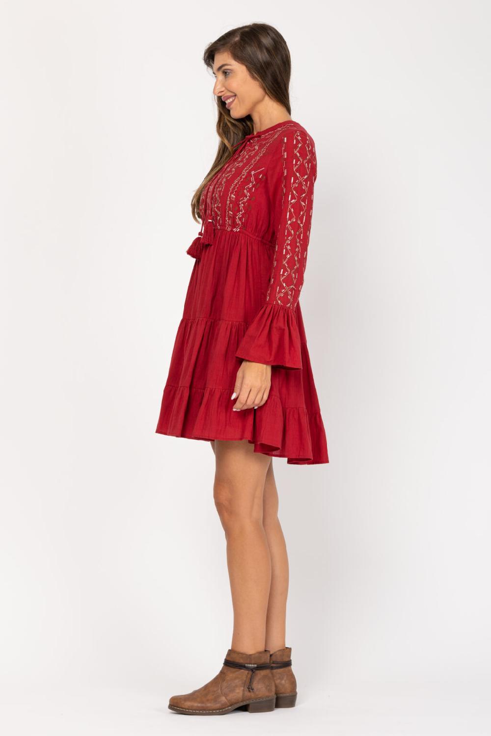 peace&love by calao VESTIDO LISO PR8227V Envío gratis
