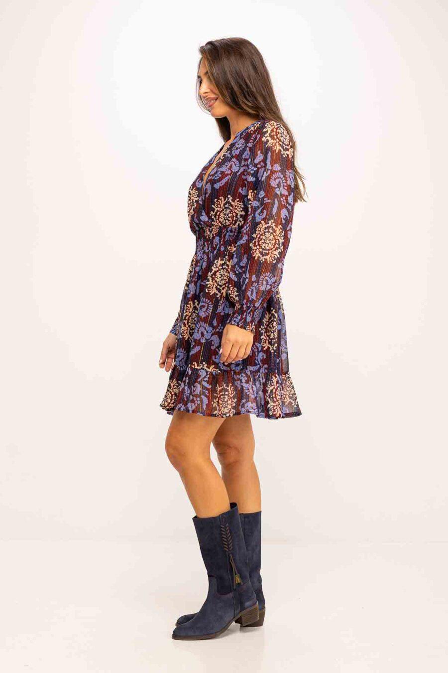 peace&love by calao VESTIDO ESTAMPADO PR1158V ÚLTIMAS EDICIONES