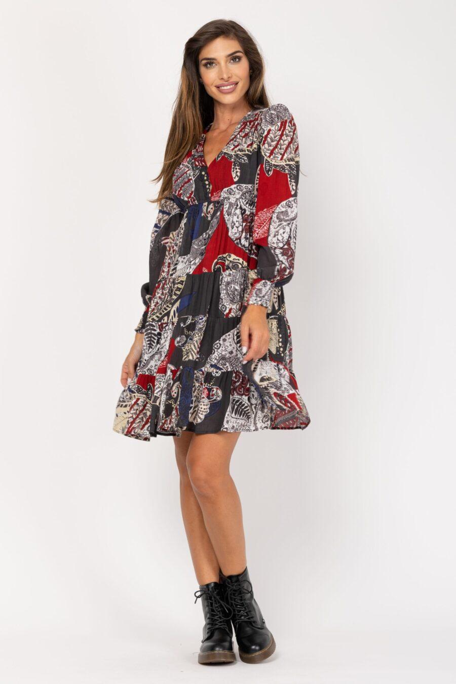 peace&love by calao VESTIDO ESTAMPADO IC8264V Oferta especial de fábrica