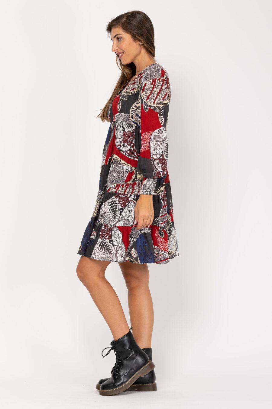 peace&love by calao VESTIDO ESTAMPADO IC8264V Oferta especial de fábrica