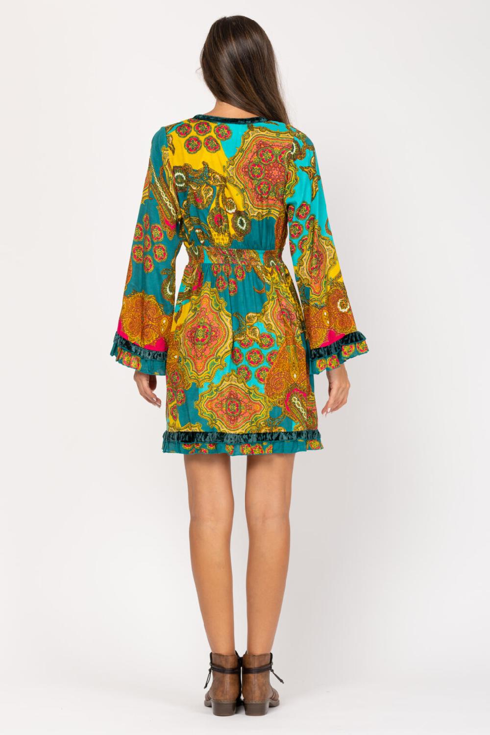 peace&love by calao VESTIDO ESTAMPADO PR8153V Envío internacional gratuito