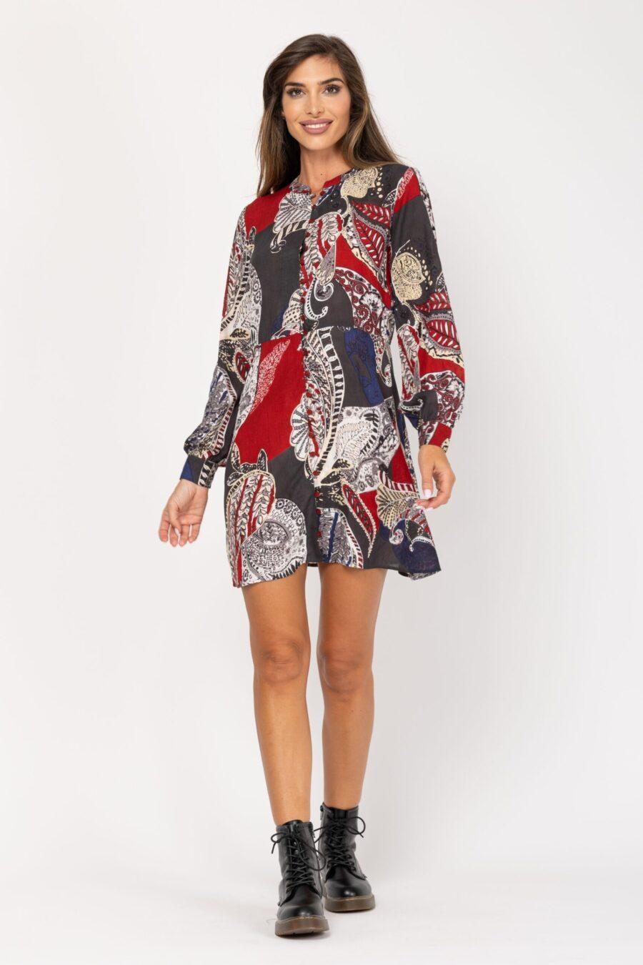 peace&love by calao VESTIDO ESTAMPADO IC8067V Tienda de fábrica