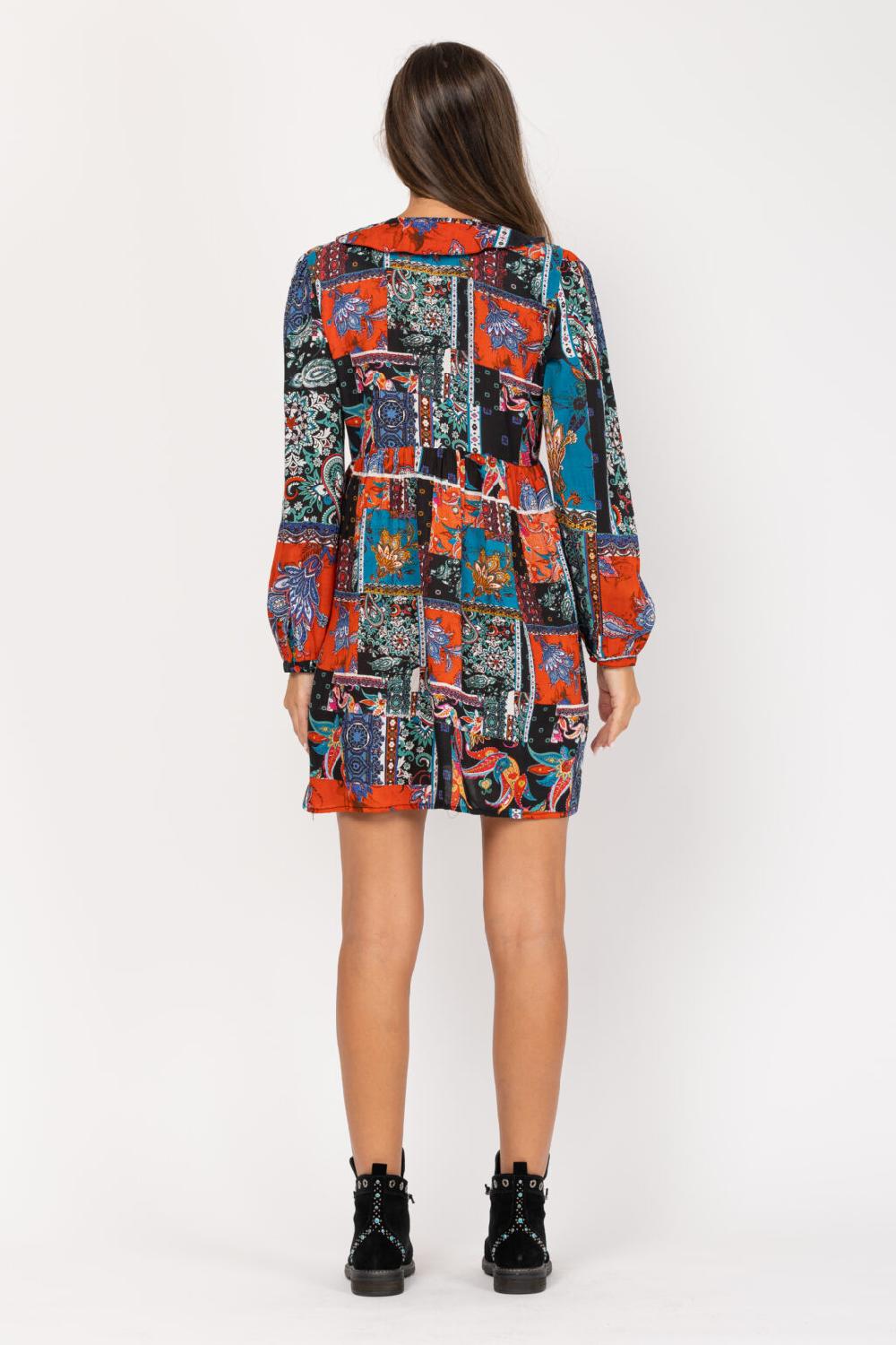 peace&love by calao VESTIDO ESTAMPADO IC8281V Precios de Black Friday