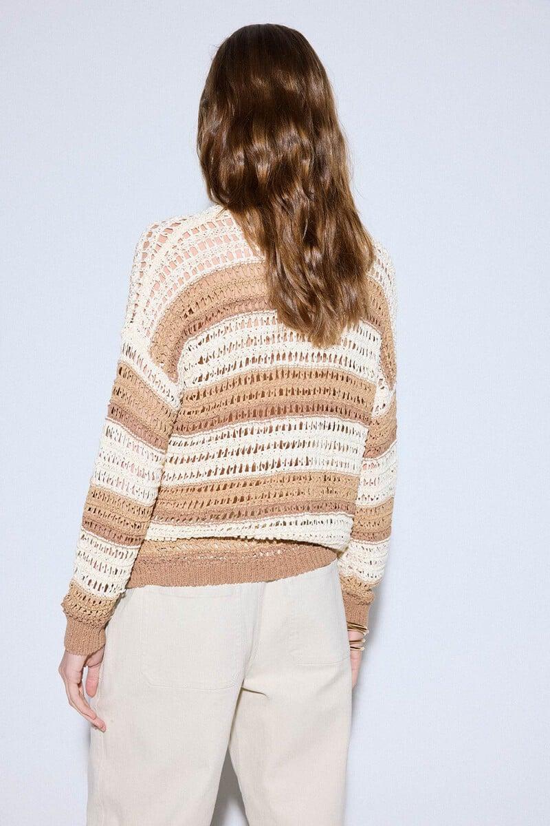pedro del hierro Jersey calado rayas Precios de Black Friday