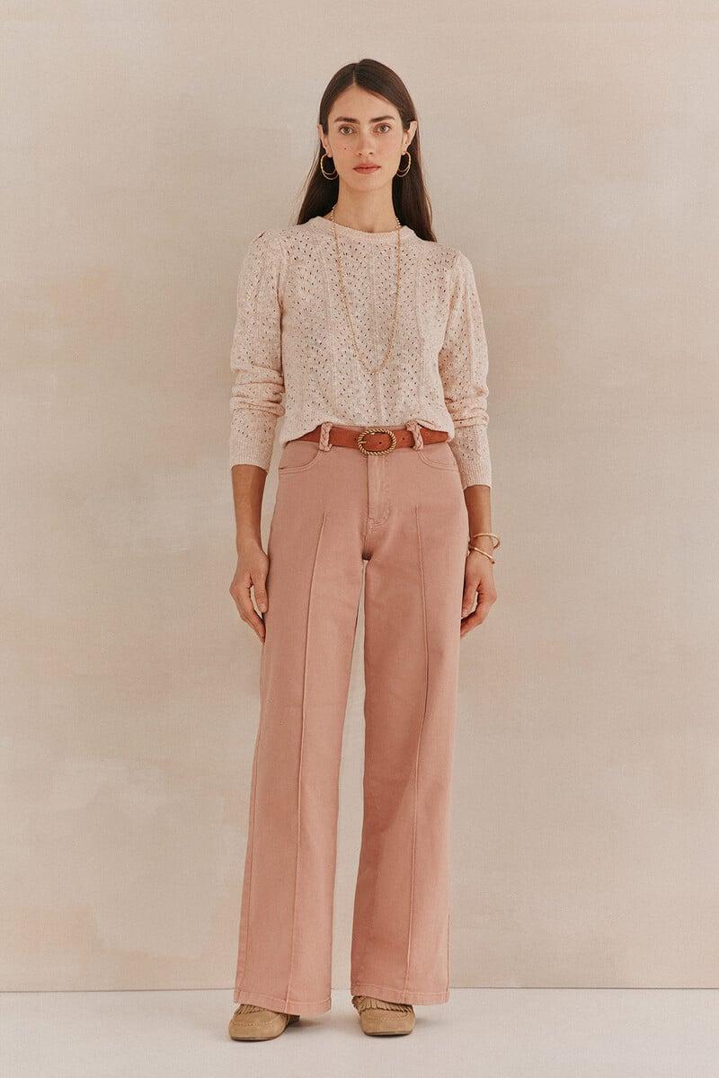 pedro del hierro Saray. Jersey cuello redondo Descuento por venta flash