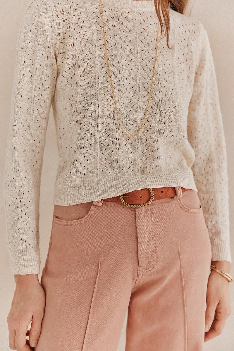 pedro del hierro Saray. Jersey cuello redondo Ofertas de temporada