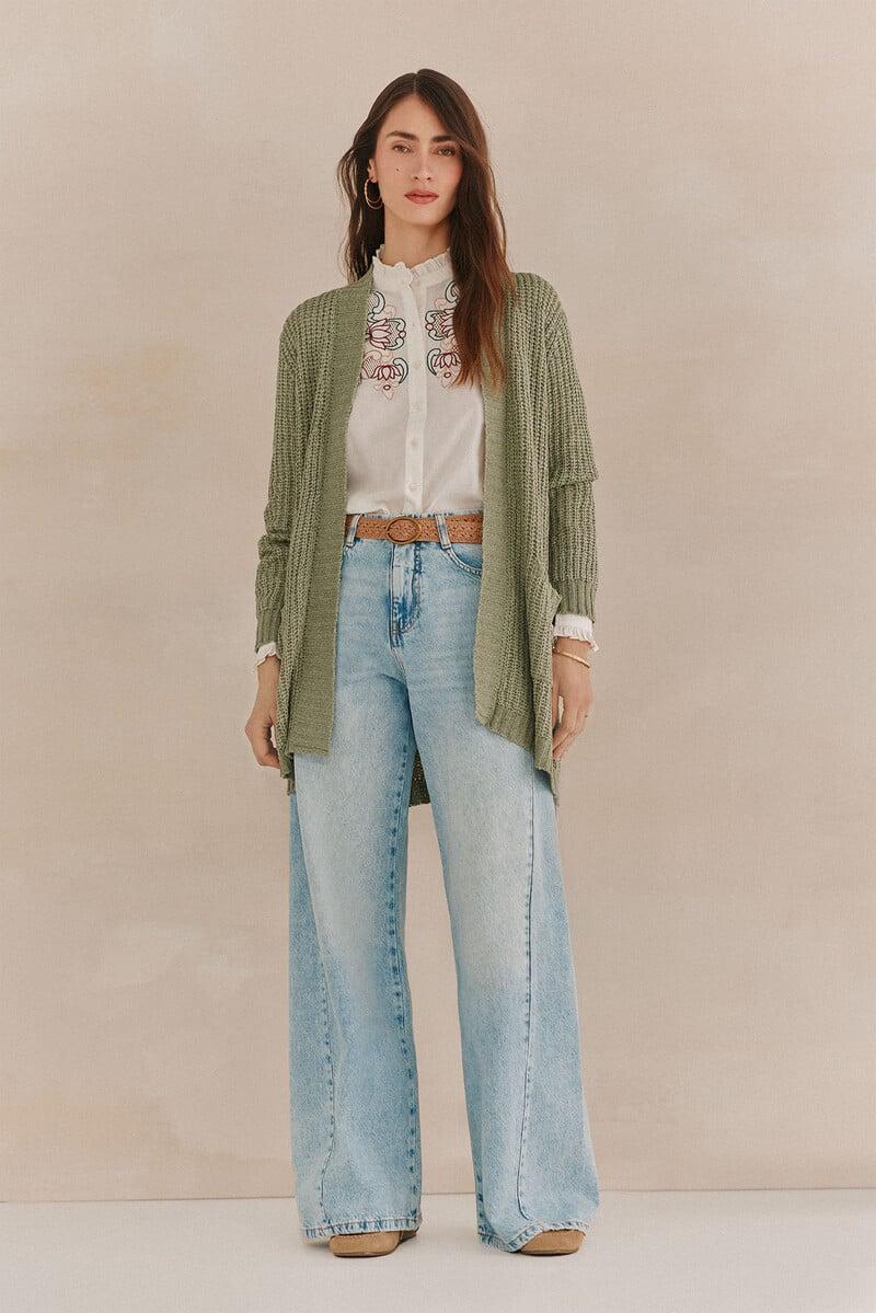 pedro del hierro Saida. Chaqueta cuello redondo Rebajas de fin de temporada
