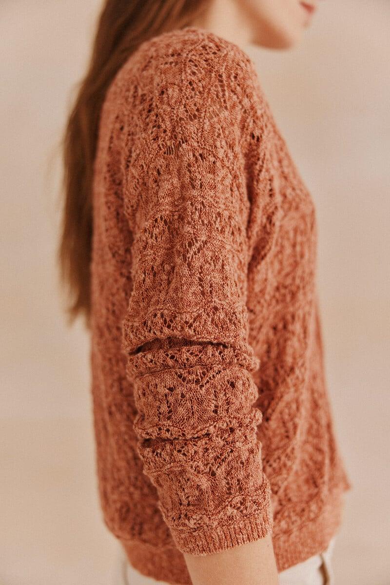 pedro del hierro Soledad. Chaqueta pointelle Precio ultrabajo