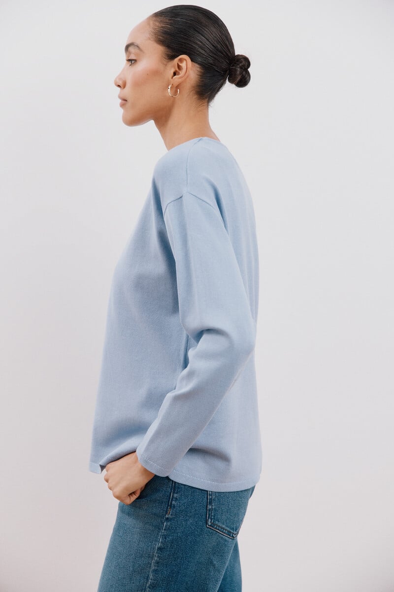 pedro del hierro Jersey escote pico Rebajas