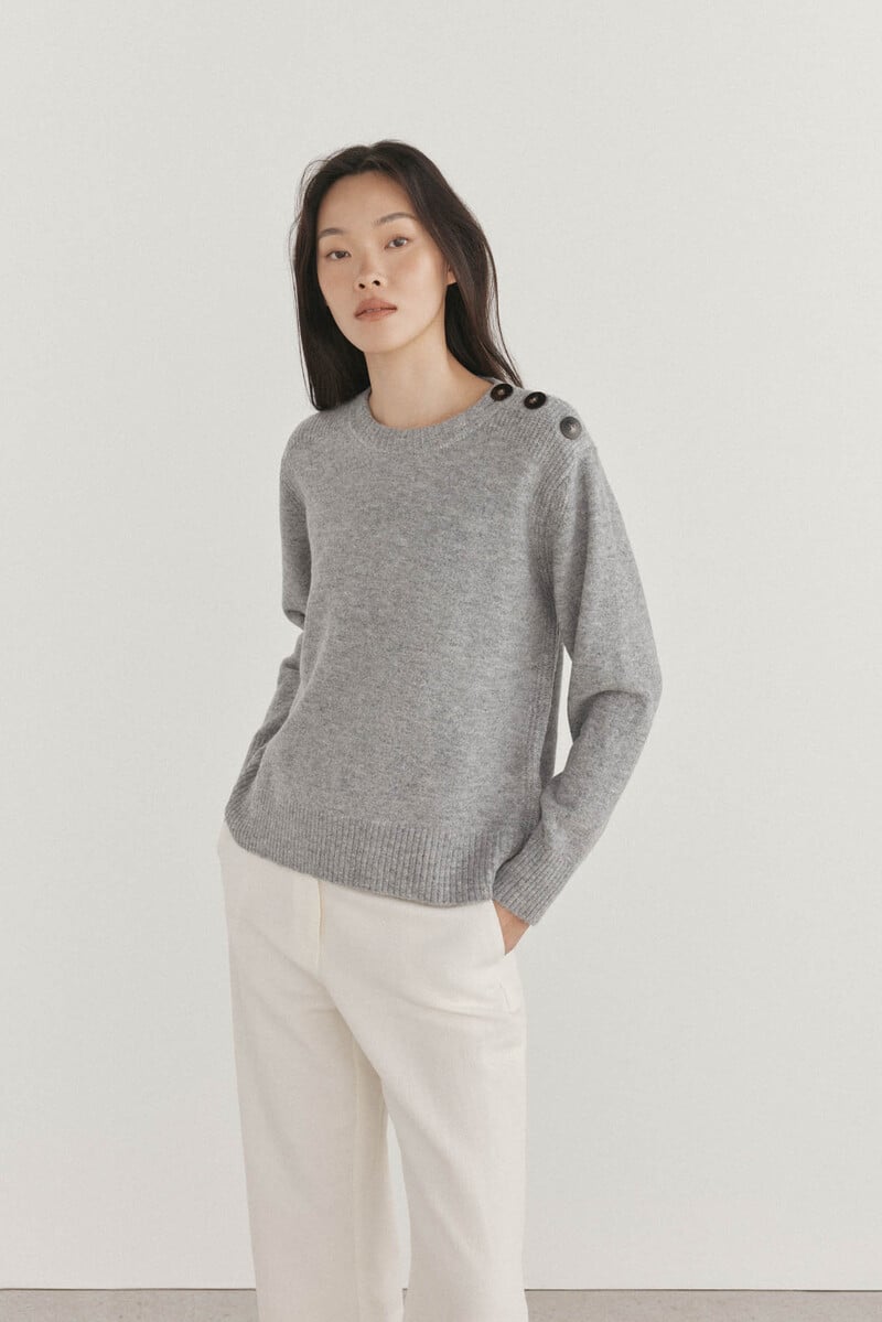pedro del hierro Jersey abotonadura hombro Envío gratis