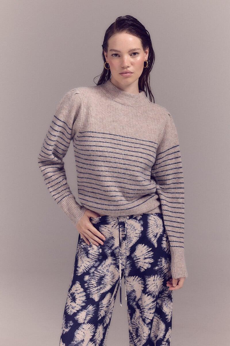 pedro del hierro Jersey punto perlado rayas Promoción por tiempo limitado