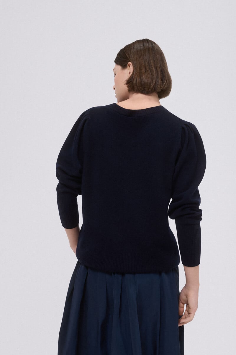 pedro del hierro Jersey frunces 100% lana Superdescuento