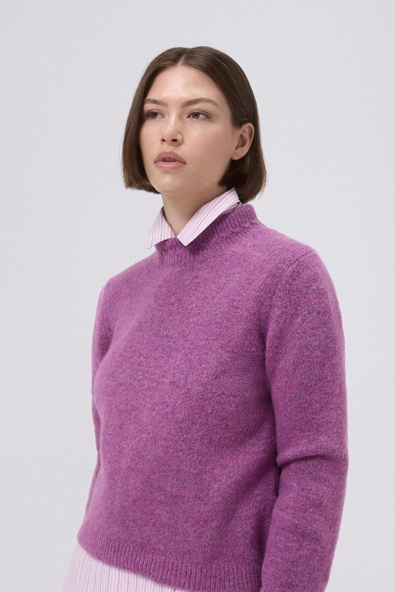 pedro del hierro Jersey cropped detalle ochos Grandes descuentos