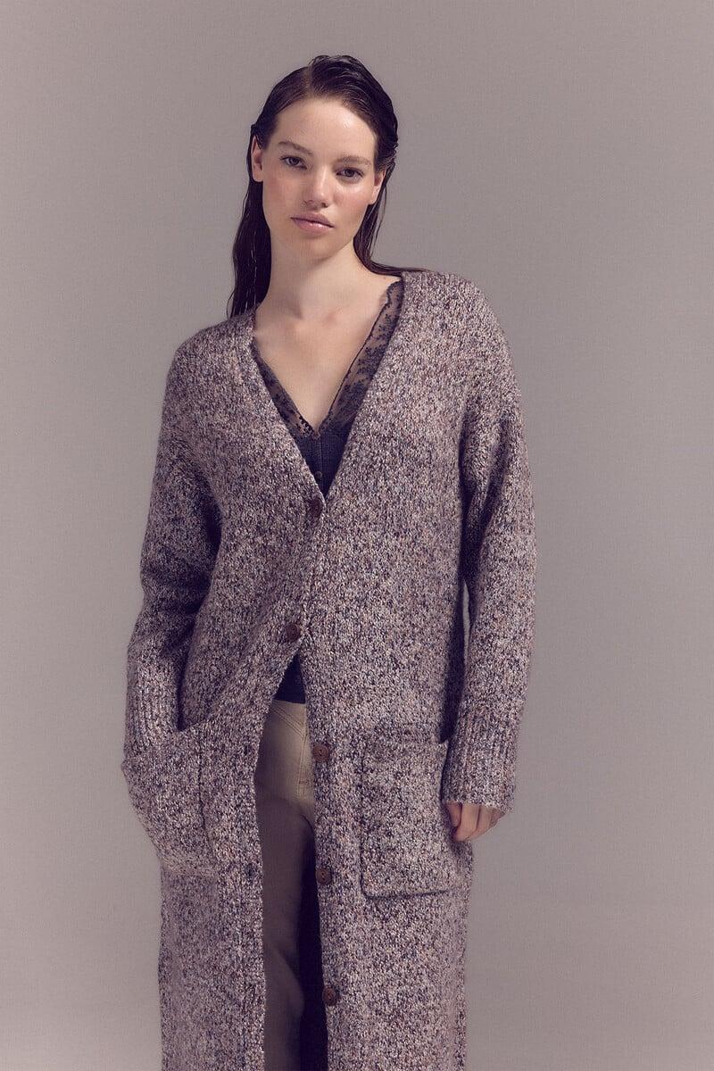 pedro del hierro Chaqueta punto larga Oferta exclusiva
