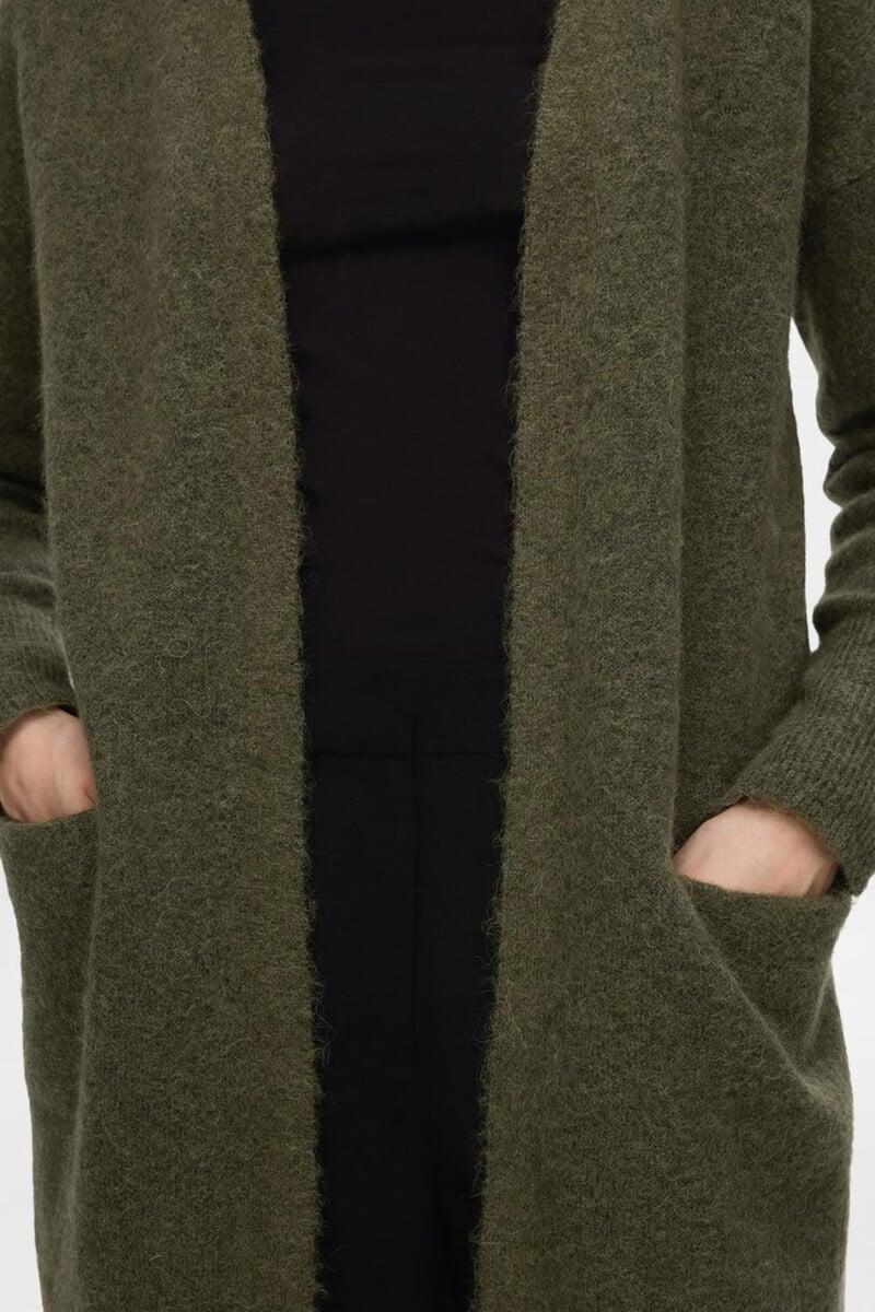 pedro del hierro Cárdigan largo confeccionado con lana y alpaca Ofertas de temporada