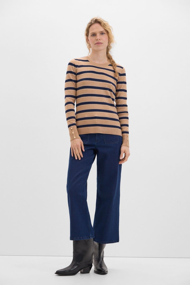 pedro del hierro Jersey rayas metalizadas Grandes ahorros