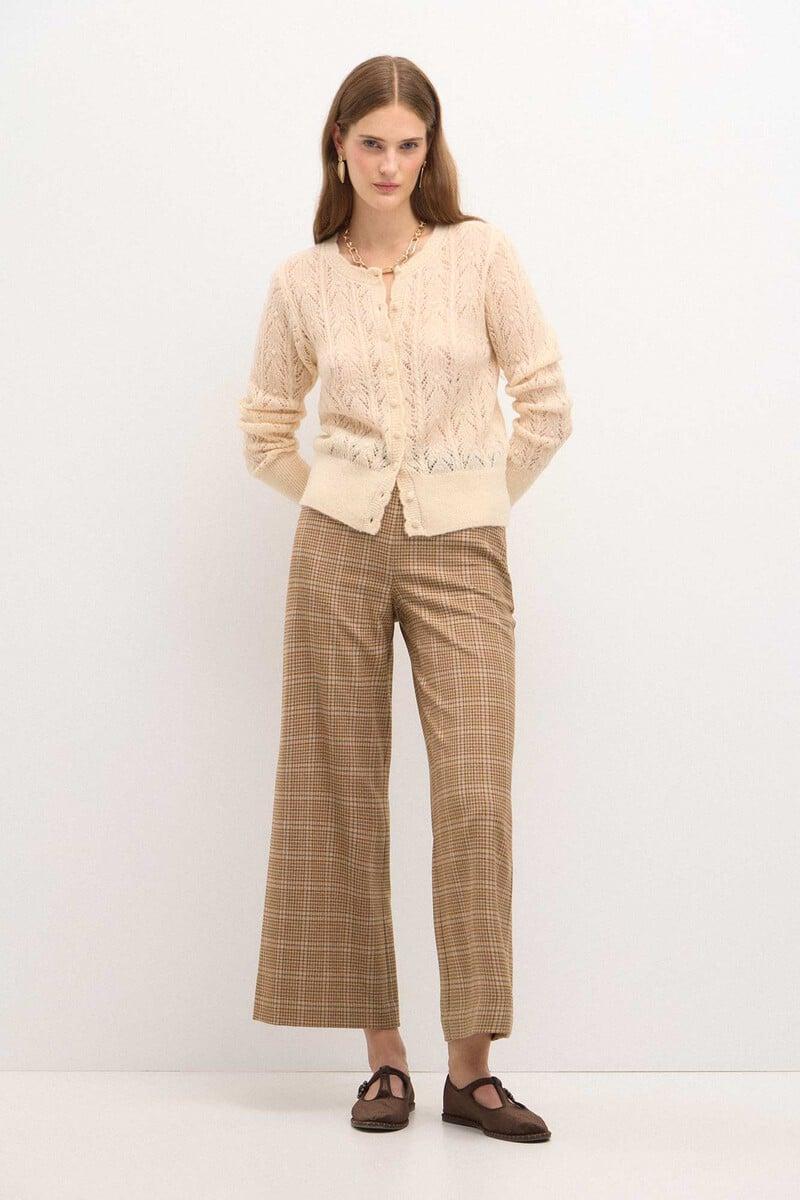 pedro del hierro Taresa. Chaqueta de punto pointelle Ofertas