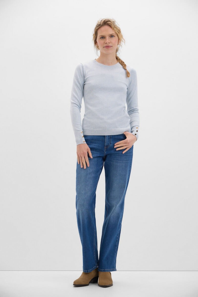 pedro del hierro Jersey cuello redondo Gran oferta