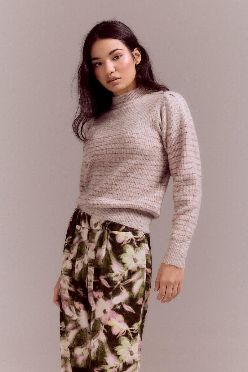 pedro del hierro Jersey punto perlado rayas Descuento