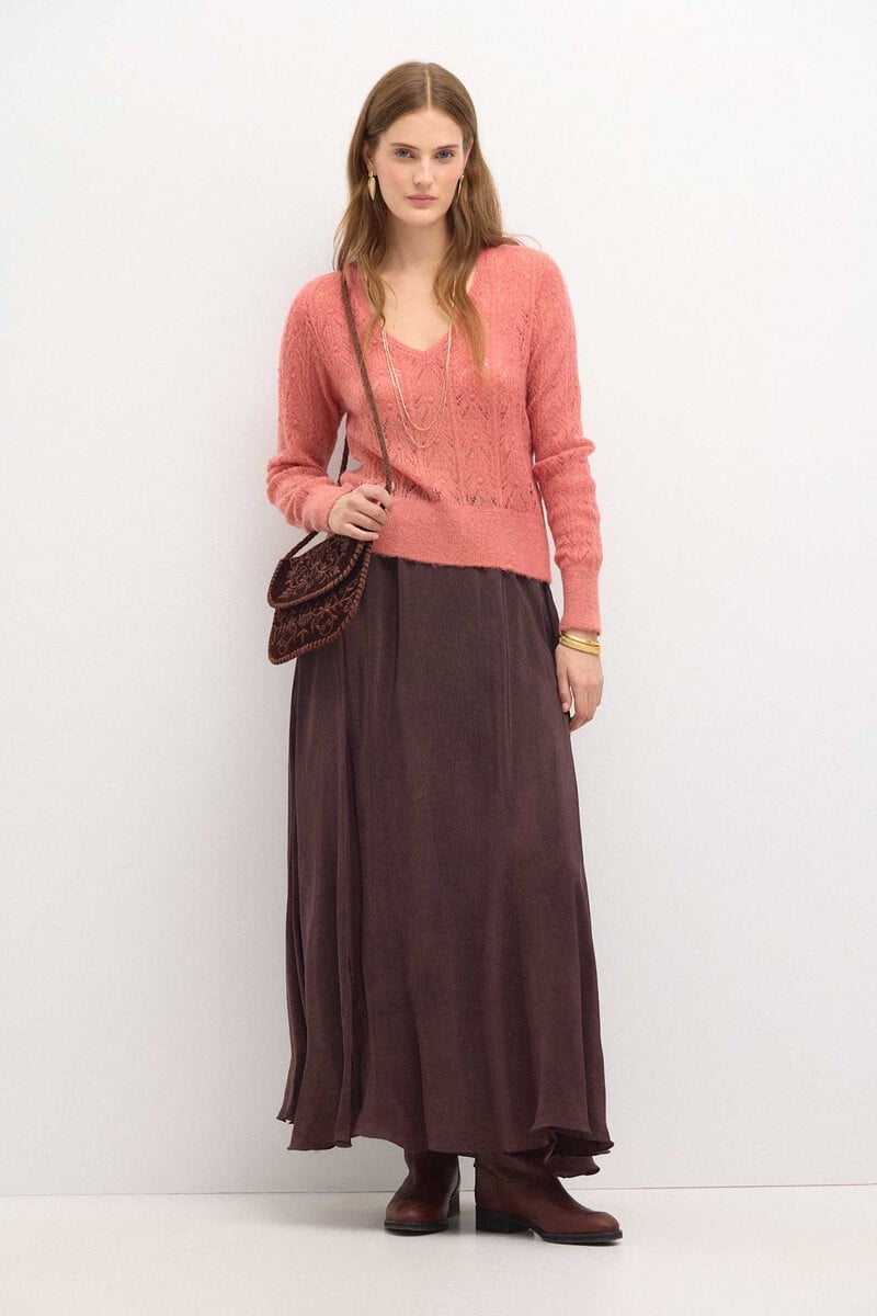 pedro del hierro Teba. Jersey pointelle Mejor oferta