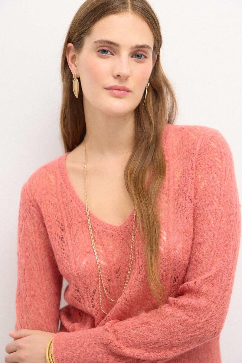 pedro del hierro Teba. Jersey pointelle Mejor oferta