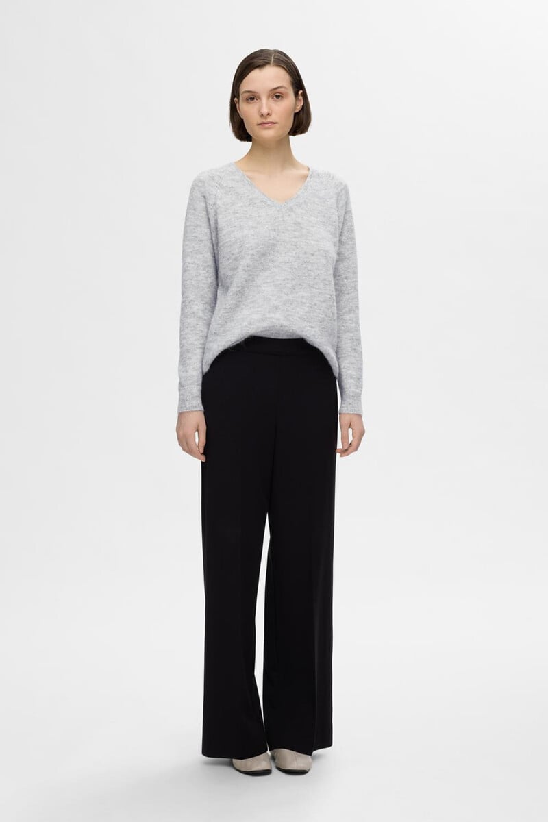 pedro del hierro Jersey de cuello en V confeccionado con lana y alpaca. Regular Fit Rebajas top