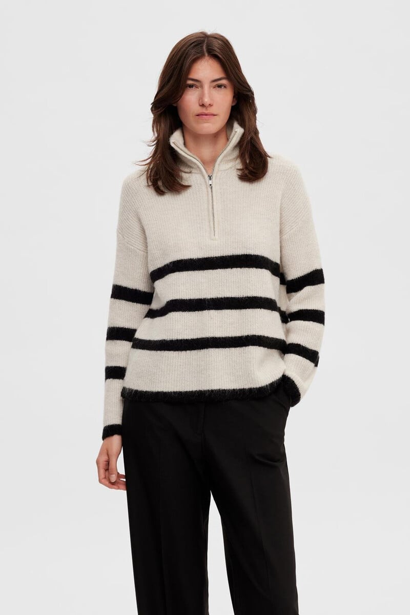 pedro del hierro Jersey de cuello alto y media cremallera confeccionado con lana Merino. Regular Fit Precio de fábrica