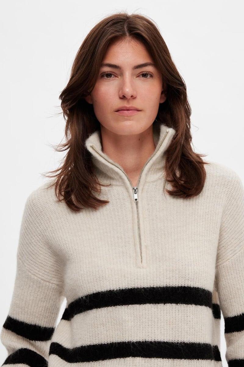 pedro del hierro Jersey de cuello alto y media cremallera confeccionado con lana Merino. Regular Fit Precio de fábrica