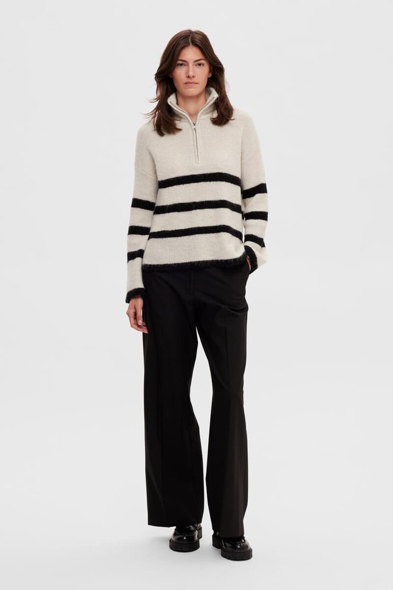 pedro del hierro Jersey de cuello alto y media cremallera confeccionado con lana Merino. Regular Fit Precio de fábrica