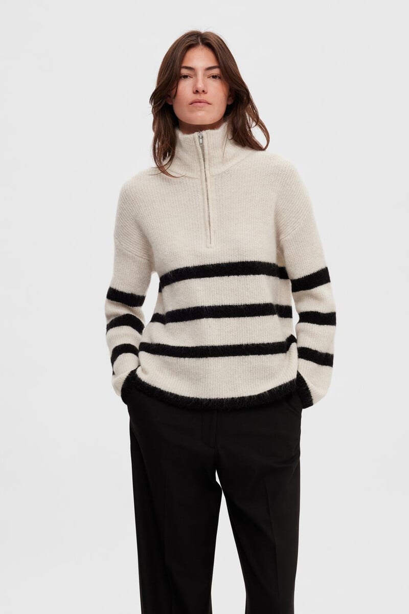 pedro del hierro Jersey de cuello alto y media cremallera confeccionado con lana Merino. Regular Fit Precio de fábrica