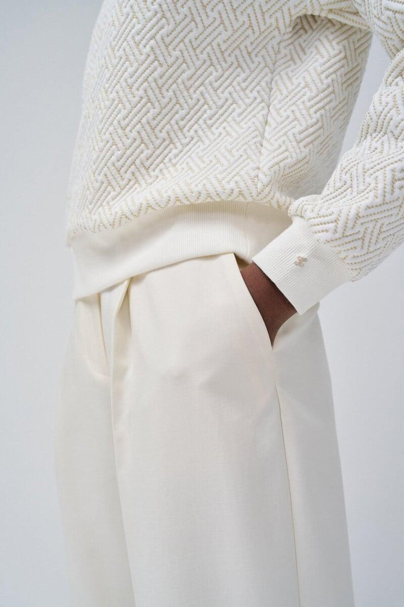 pedro del hierro Jersey de punto texturizado con brillo Envío internacional gratuito