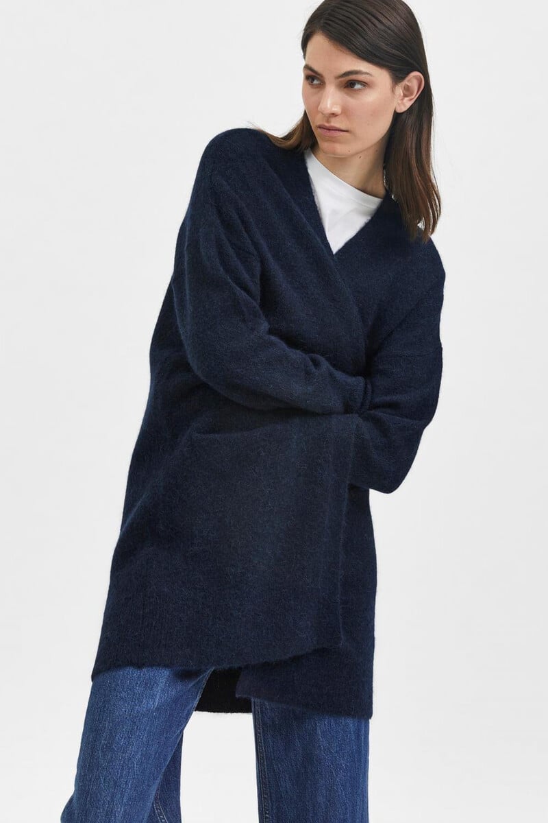 pedro del hierro Cárdigan largo confeccionado con lana y alpaca Limitado a 3 días