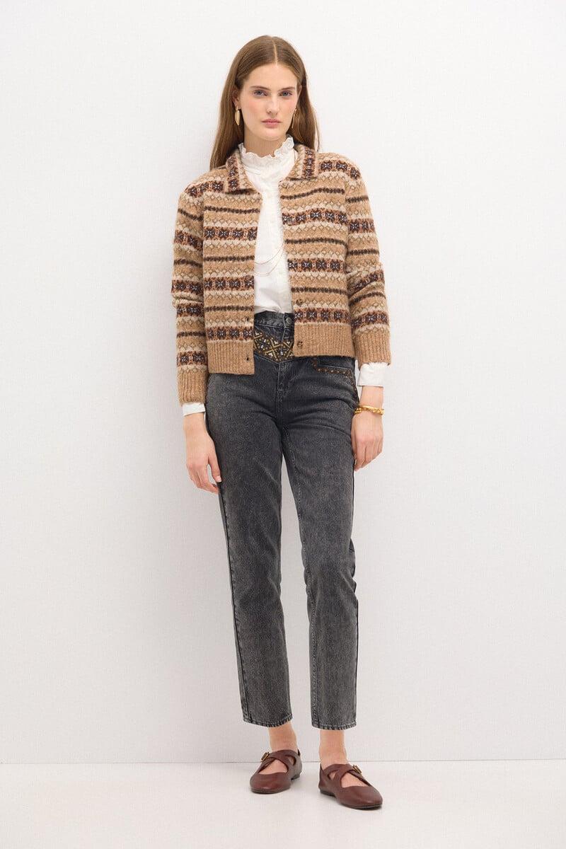 pedro del hierro Tahira.Chaqueta greca En oferta