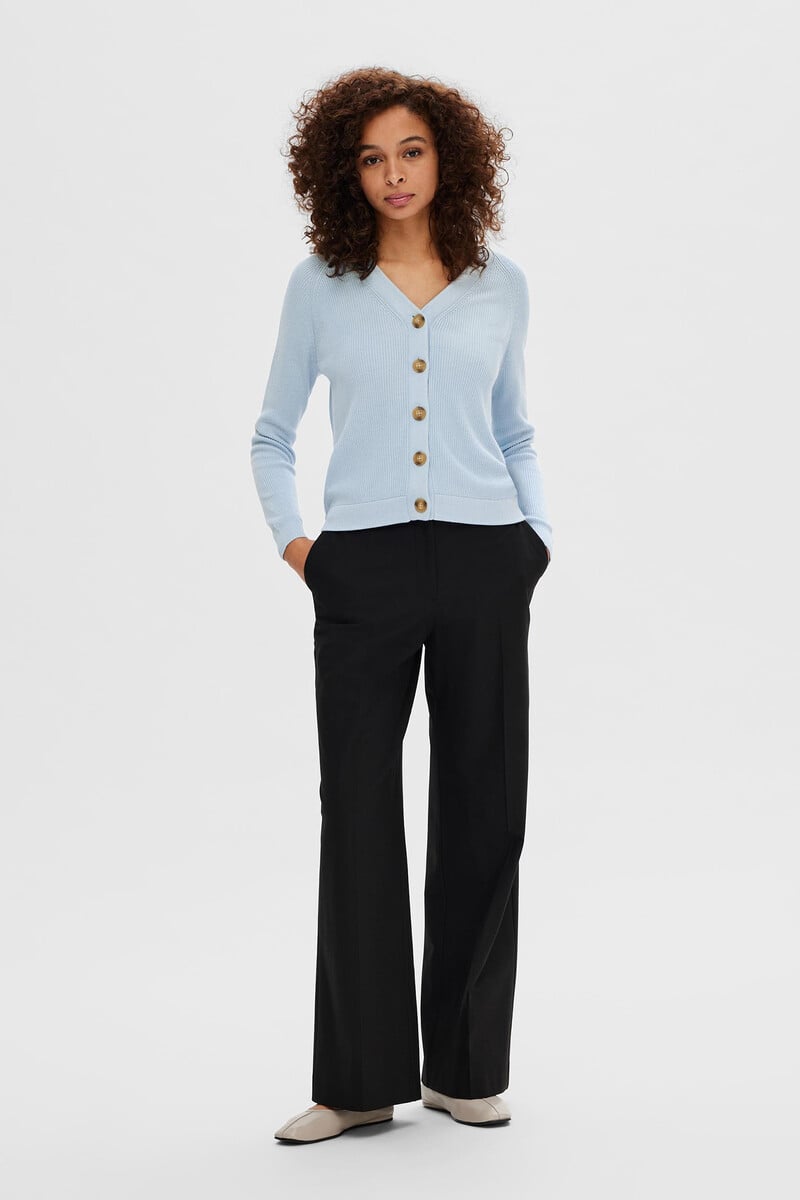 pedro del hierro Cardigan con cuello de pico confeccionado con Lenzing Ecovero y algodón Libre de impuestos
